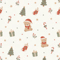 Christmas Teddy Baby Blanket