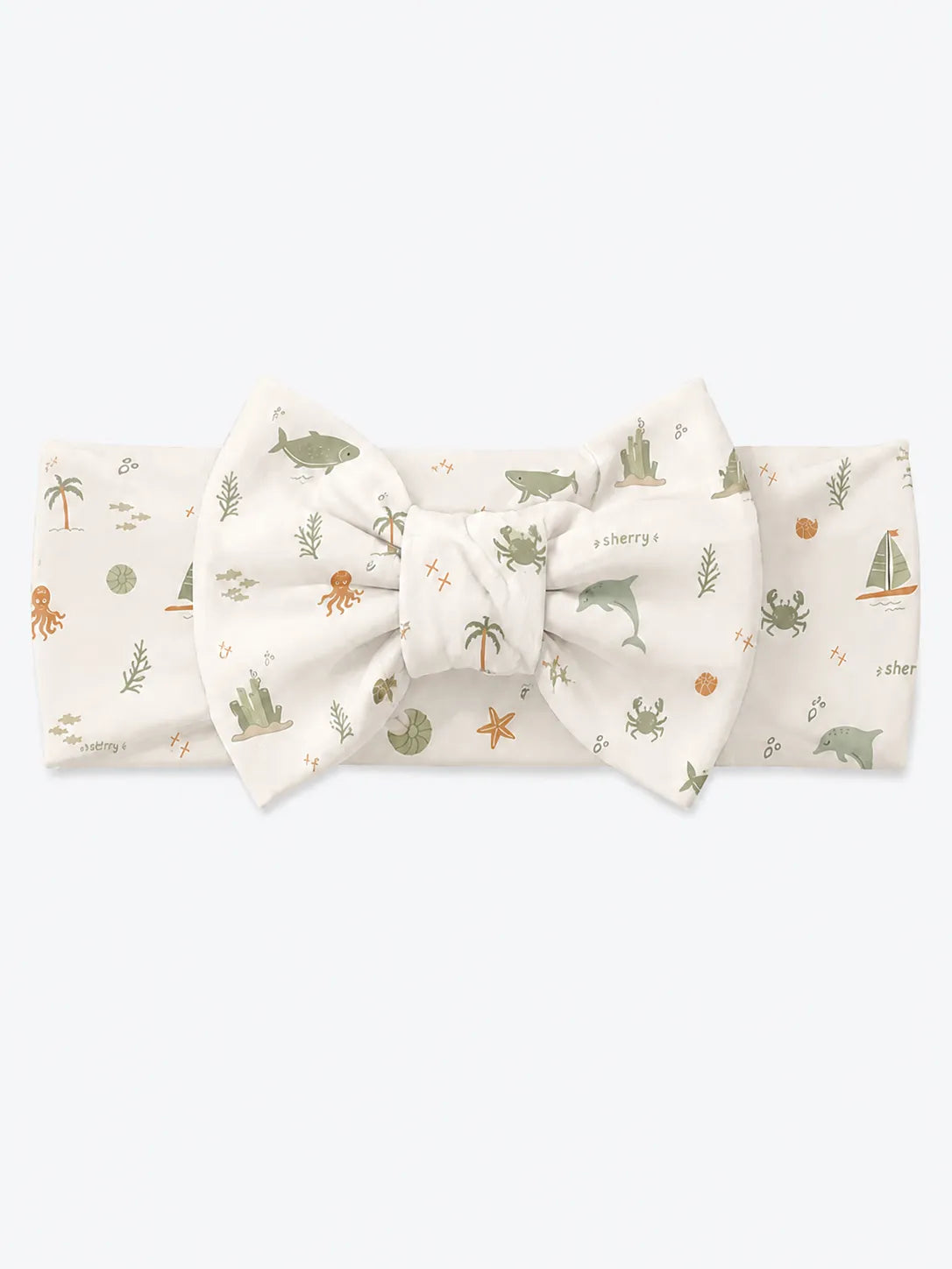 Coastal Friends bamboo bow headband by MossiBaby