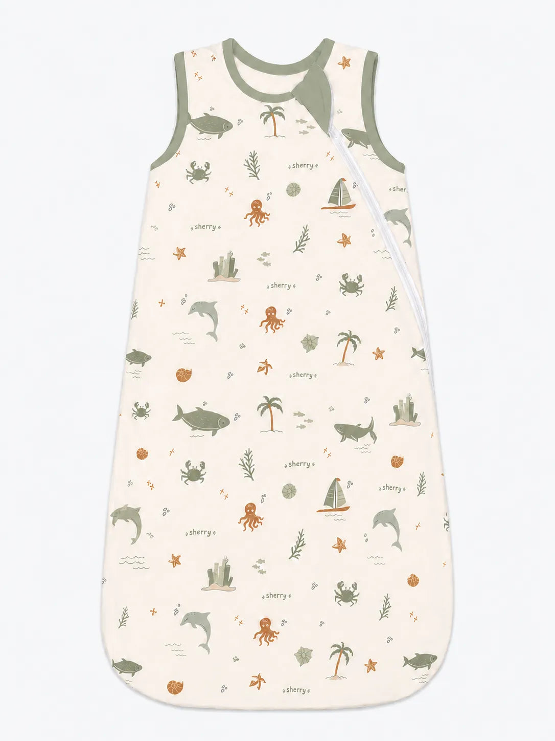 Coastal Friends bamboo sleep bag by MossiBaby