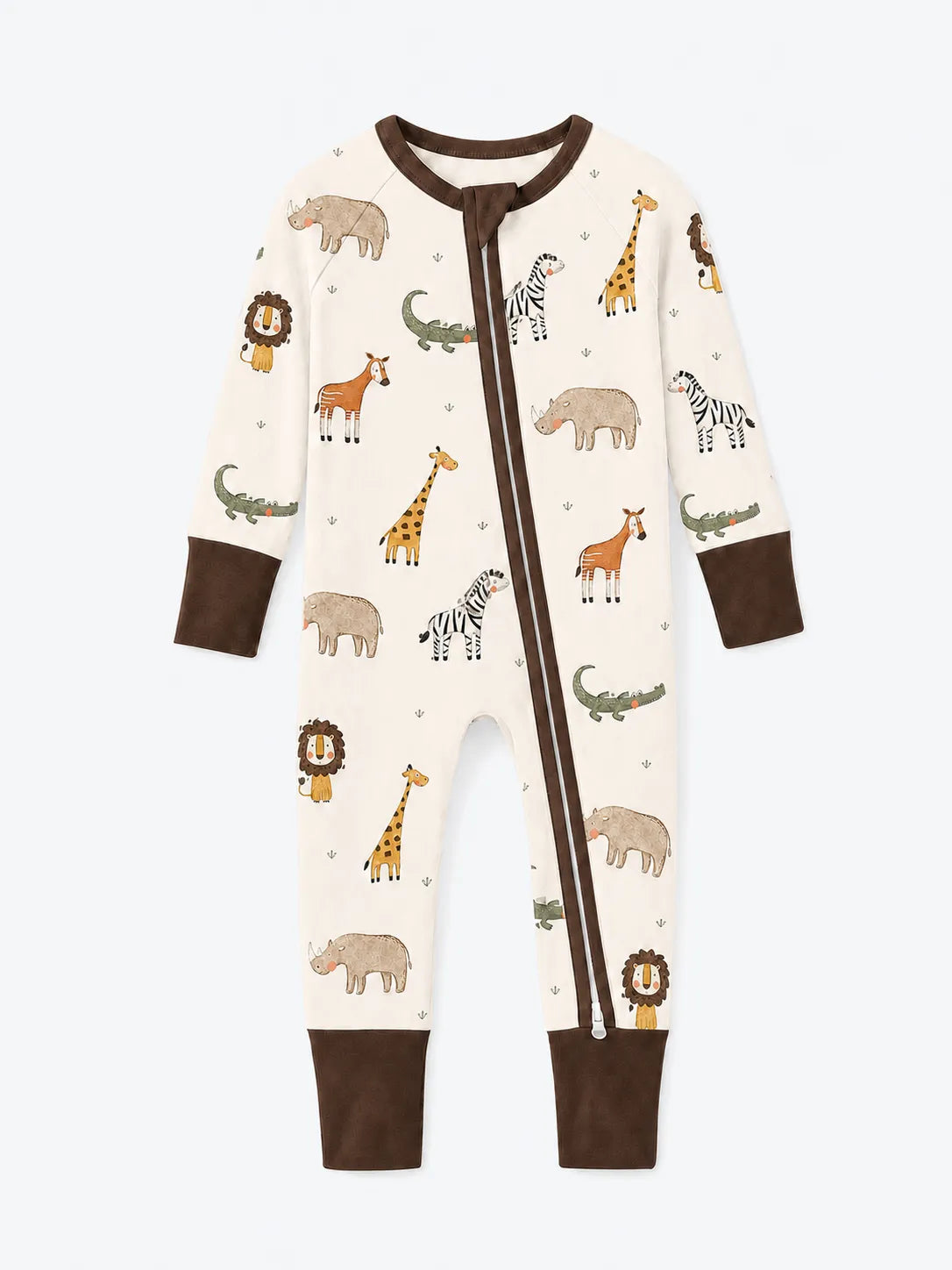Fox Meadow bamboo zipper romper by MossiBaby