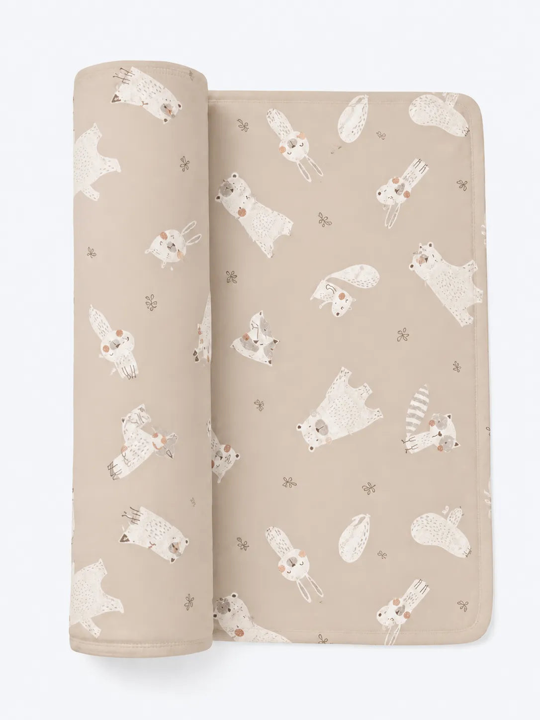 Fox Meadow bamboo swaddle blanket by MossiBaby