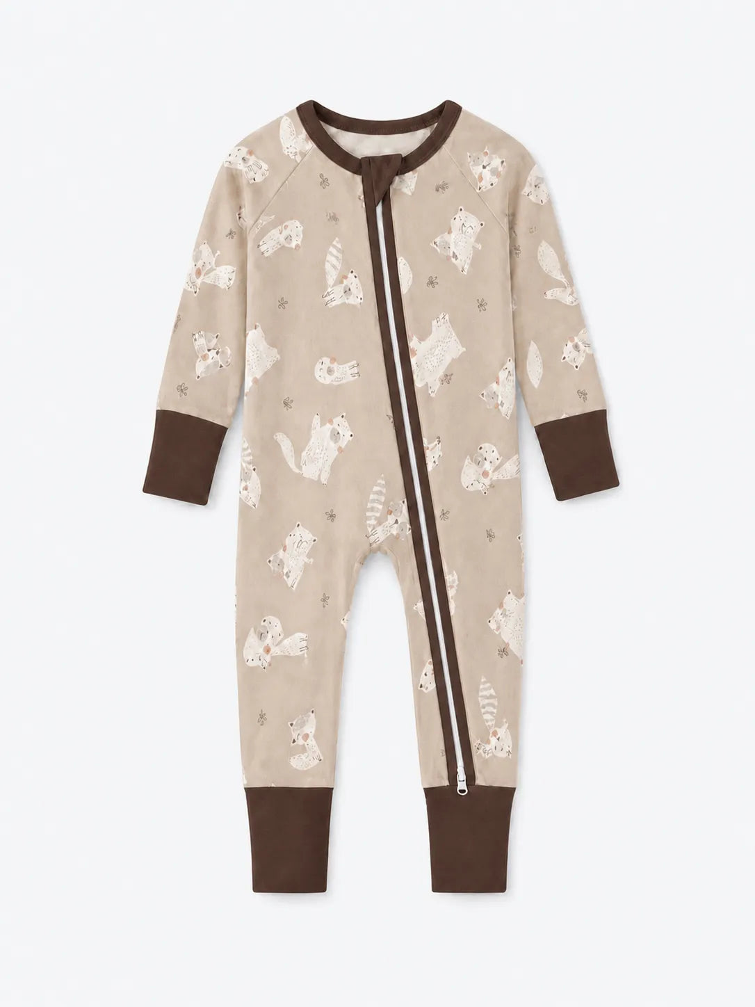Fox Meadow bamboo zipper romper by MossiBaby