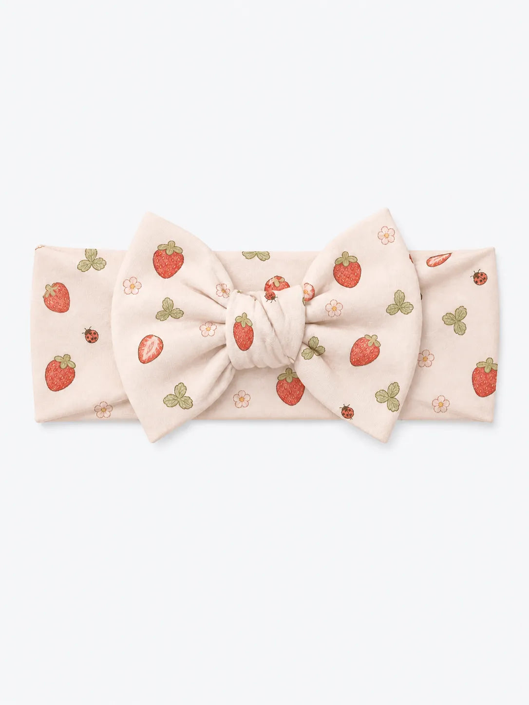 Strawberry Fields bamboo bow headband by MossiBaby