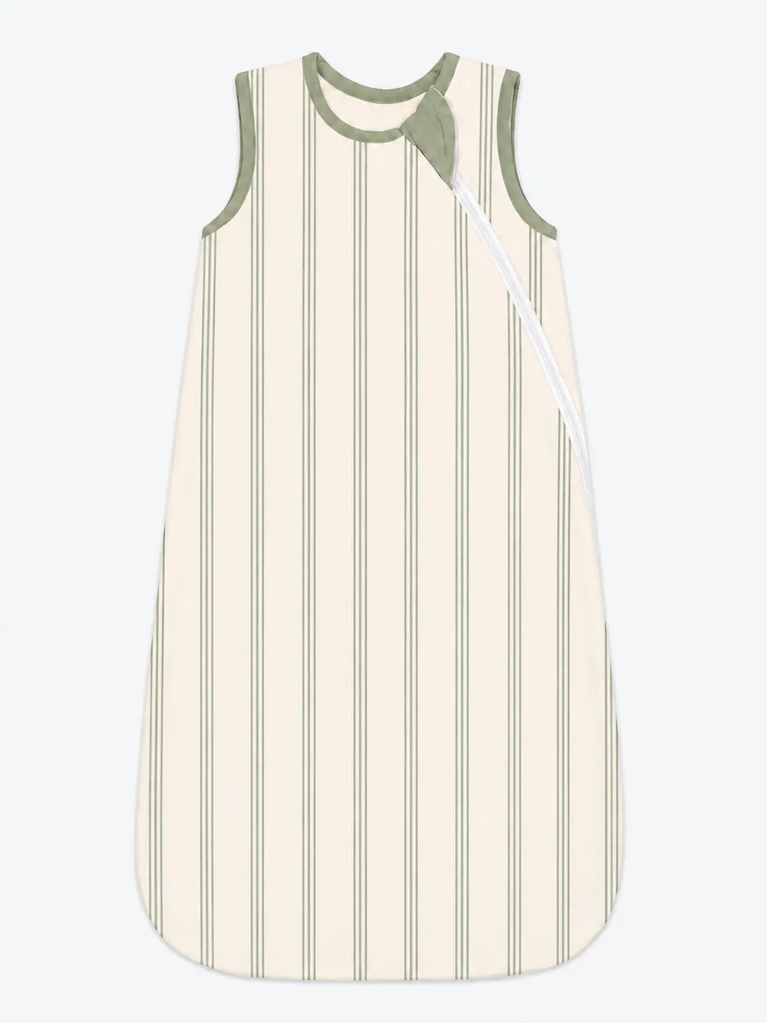 Sage Stripe bamboo sleep bag by MossiBaby