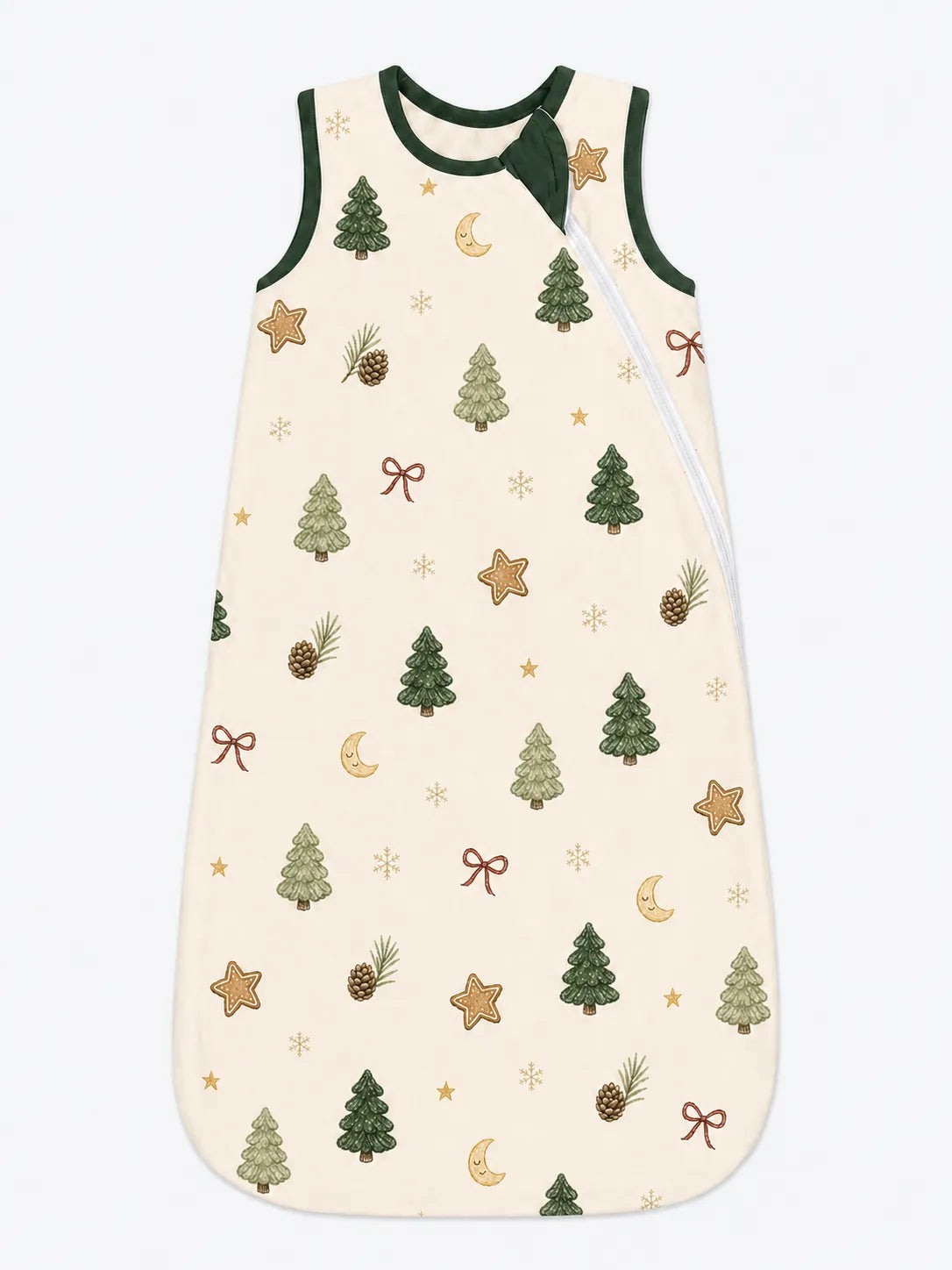 Christmas Forest bamboo sleep bag by MossiBaby
