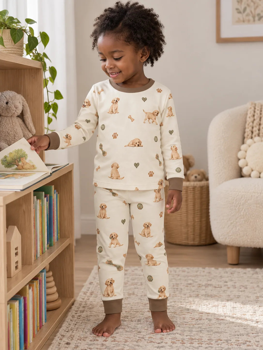 Little Labradors Long Sleeve Pajama Set