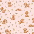 Poodle Petals Baby Blanket