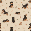 Rottie Cuddles Baby Blanket